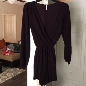 Long sleeve romper